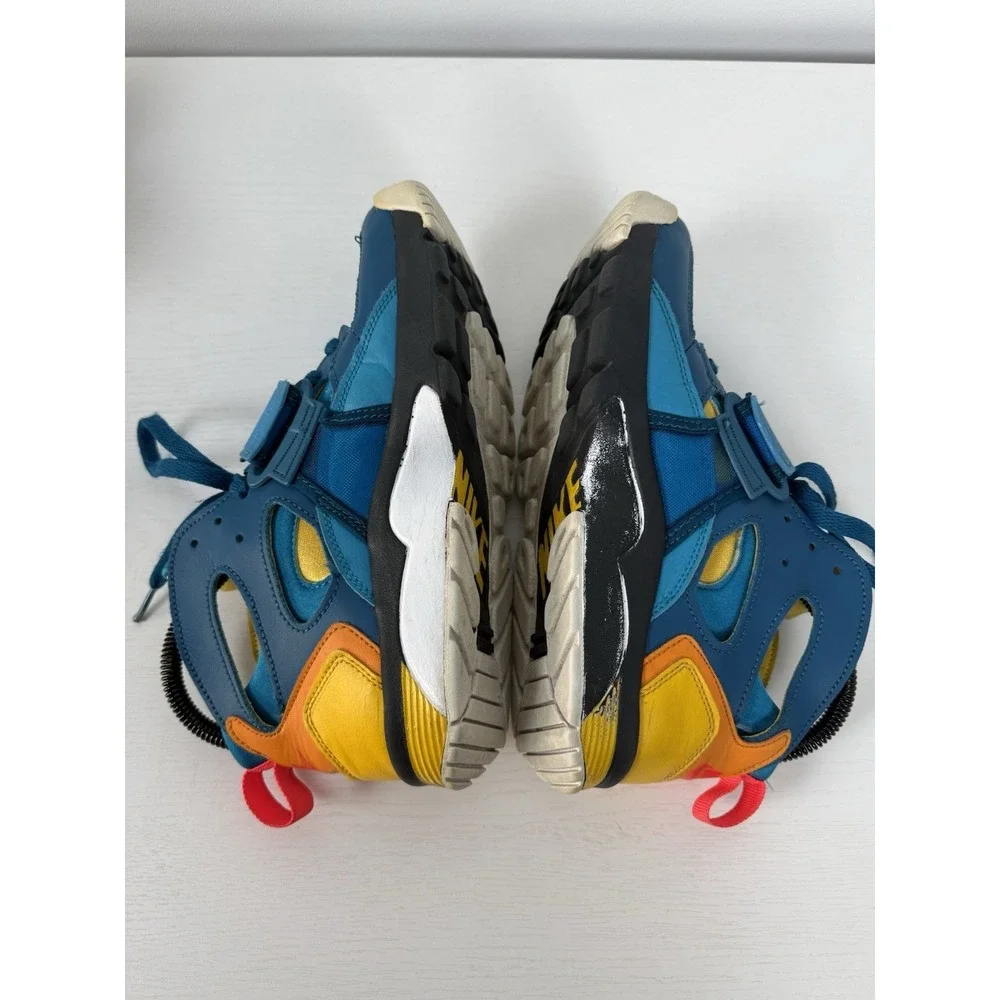 Nike Air Trainer Huarache Green Abyss Blue Lagoon Size 5.5 Youth‎ Shoes Sneakers